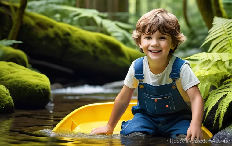 기업경영지도사 시험 교재 비교 - **"A joyful 8-year-old boy, with tousled brown hair and bright, curious eyes, wearing a vibrant yell...
