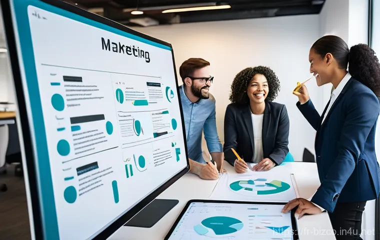 기업경영지도사와 글로벌 경영 사례 - **Prompt 2: Unlocking Global Market Potential**
    "A diverse team of three to four professionals, ...