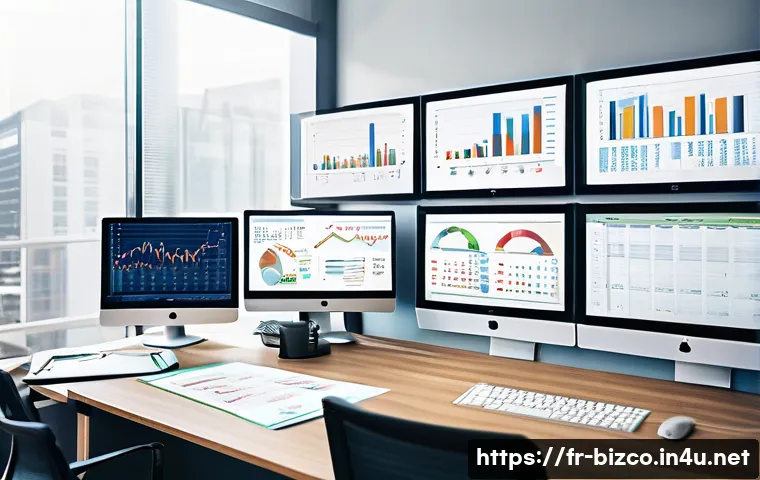 기업경영지도사와 재무 관리 실무 - A modern French small business office setting showing a financial manager analyzing detailed cash fl...